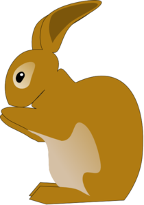 Rabbit Eating Clip Art Rabbit Eating Clip Art