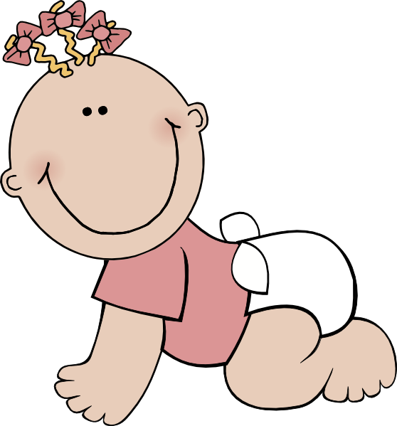 Baby Girl Crawling Clip Art. Baby Girl Crawling · By: OCAL 8.4/10 95 votes