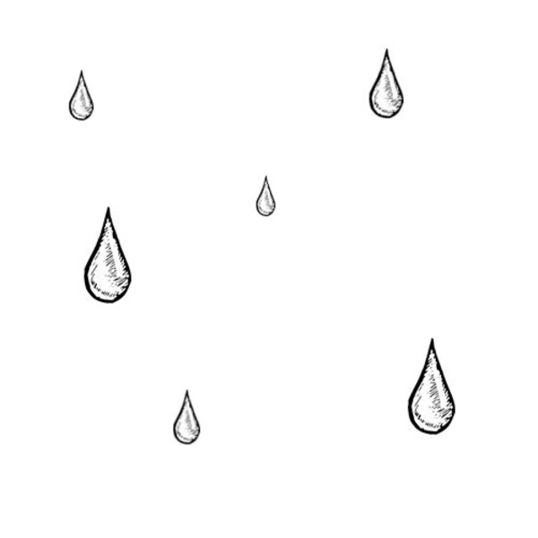 raindrops drawing