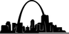 St Louis Arch Clipart Image