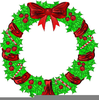 Christmas Wreath Clipart Free Image