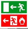 Emergency Exit Clipart Image
