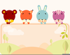 Cute Farm Animal Clipart Image