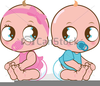 Twin Babies Clipart Free Image