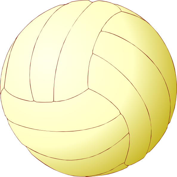 volleyball clipart. Volley-ball clip art