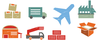 Supply Chain Clipart Image