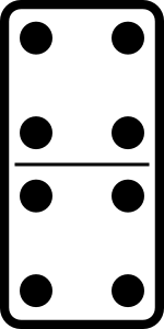 Domino Set 21 Clip Art