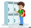 School Locker Clipart Image