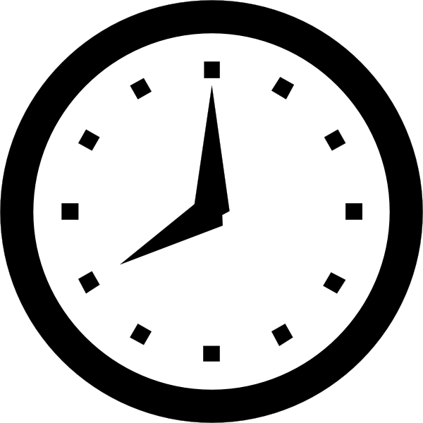 Clock Clip Art at Clker.com - vector clip art online, royalty free