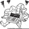 Financial Stress Clipart Image