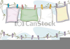Free Clipart Clothesline Image