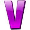 Letter V Icon Image