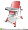 Baby High Chair Clipart Image