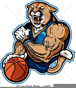 Basketball Player Mascot Free Clipart Image