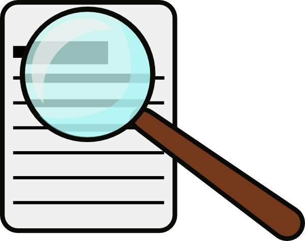 clipart magnifying glass free - photo #19