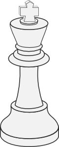 White King Chess Clip Art