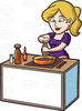 People Dining Clipart Image