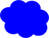 Blue Cloud Clip Art