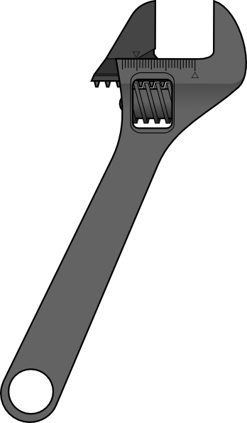 wrench clip art. Method Adjustable Wrench