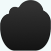 Black Cloud Icon Image
