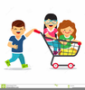 Free Clipart Girls Shopping Image