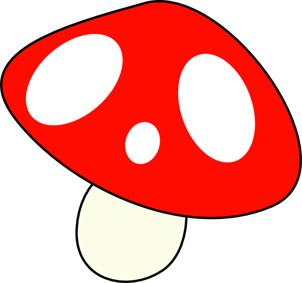 red mushroom clipart - photo #43
