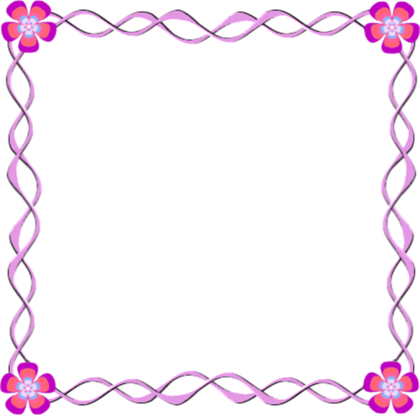 clip art flower frame - photo #43