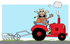Animated Tractors Clipart Image