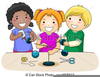 Group Students Clipart Image