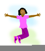 Clipart Girl Jumping Image