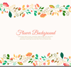 Vector Flowers Border Image