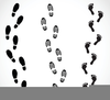 Clipart Of Footprints From A Shoe Image
