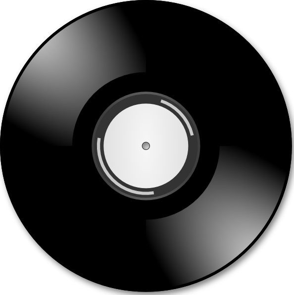 Vinyl Disc Record Clip Art at Clker.com vector clip art online 