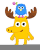 Moose Coffee Clipart Image