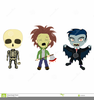 Kids In Halloween Costumes Free Clipart Image