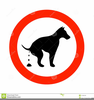Dog Pooping Clipart Image
