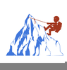 Mountain Climber And Clipart Image