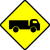 Leomarc Caution Truck Clip Art