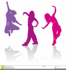 Dance Sillouette Clipart Image