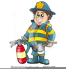 Animated Firefighter Clipart Image
