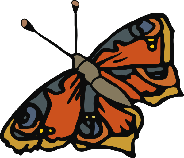 clip art cartoon butterfly - photo #10