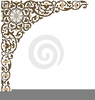 Gold Flourish Clipart Image