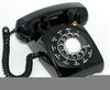 Rotary Dial Phone Clipart Image
