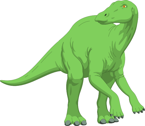 green dinosaur clipart - photo #1