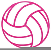 Volleyball Car Magnets Clipart Image