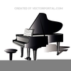 Free Vector Piano Clipart Image