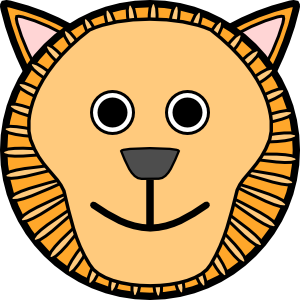 Cartoon Tigers Face