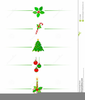 Free Christmas Clipart Page Dividers Image