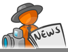 Clipart Of Reporter Image