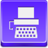 Free Violet Button Typewriter Image